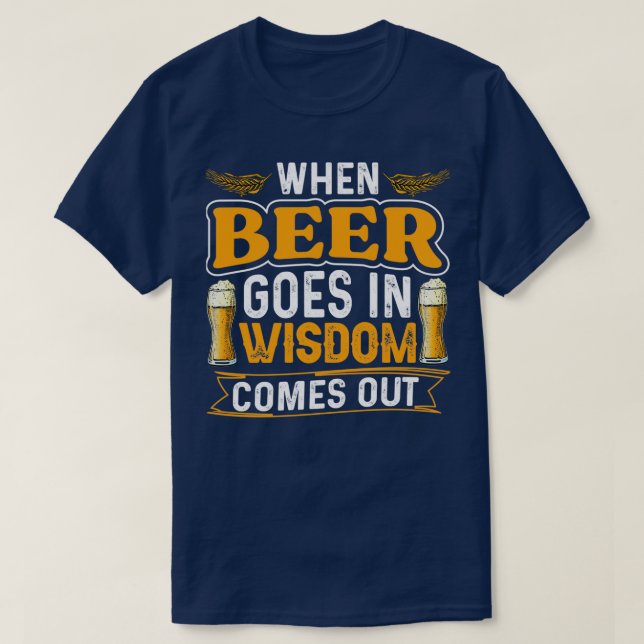 Camiseta Beer Wisdom Sai (Frente do Design)