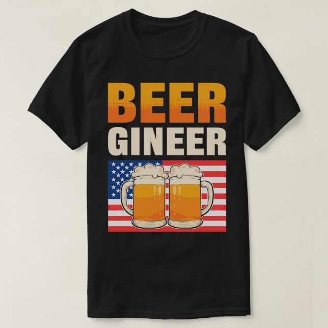 Camiseta Beergineer Brewer Home Brewer Classic TSirt (Frente do Design)