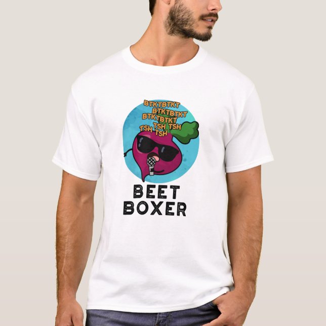 Camiseta Beet Boxer Engraçado Beet Pun (Frente)