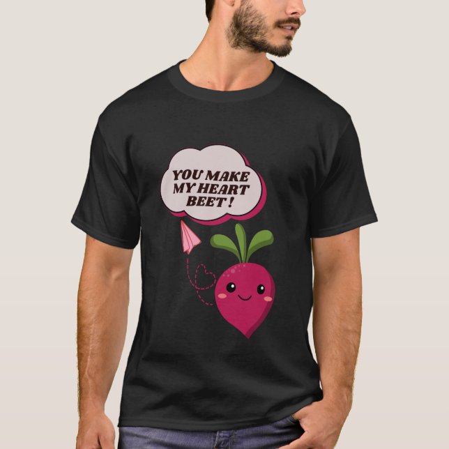 Camiseta Beet Funny Pun Heart Beet (Frente)
