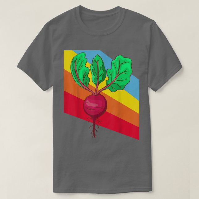 Camiseta Beet Vegetables Comida Vegan Vegetarian (Frente do Design)