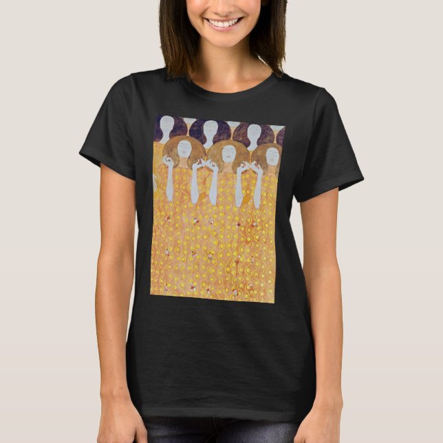 Camiseta Beethoven Frieze (detalhe), Gustav Klimt (Frente)