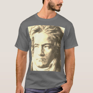 Camiseta Beethoven Na Sepia
