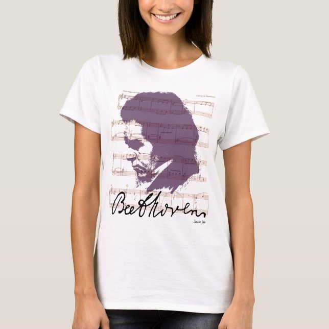 CAMISETA BEETHOVEN PURPLE (Frente)