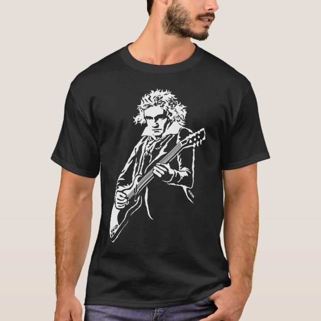 Camiseta Beethoven Rock! (Frente)