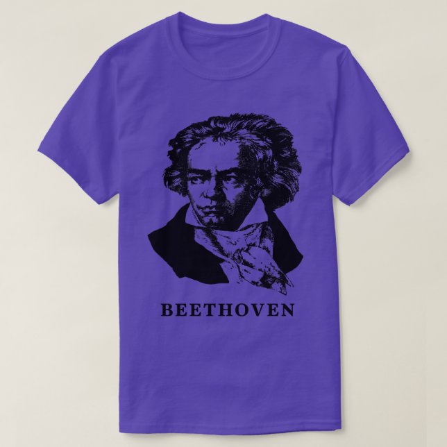 Camiseta Beethoven Vintage (Frente do Design)