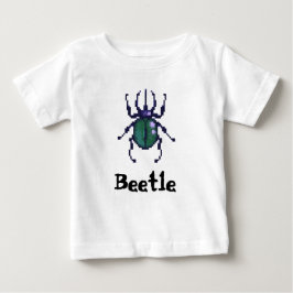 Camiseta Beetle green pixel art