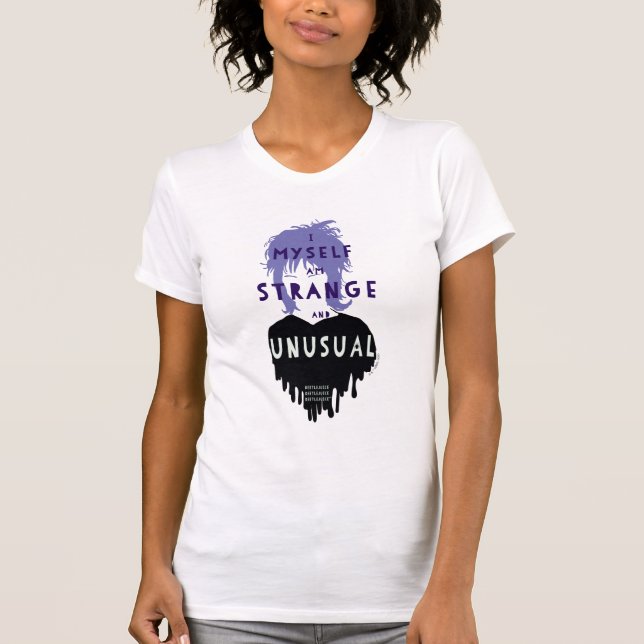 Camiseta Beetlesumo | Lydia Gráfico "Estranho e Incomum" (Frente)