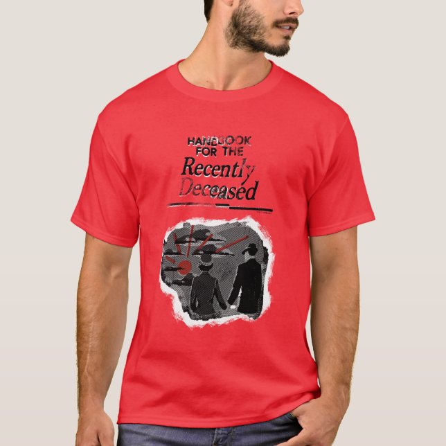 Camiseta Beetlesumo | Manual para os falecidos recentemente (Frente)