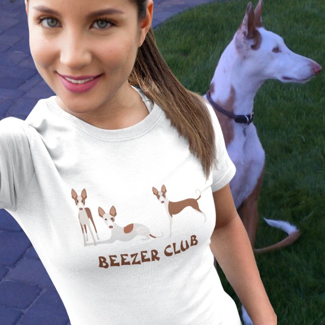 Camiseta Beezer Club Ibizan Hound Podenco (Criador carregado)