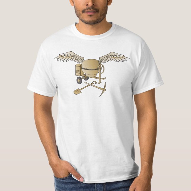 Camiseta bege betuminoso (Frente)