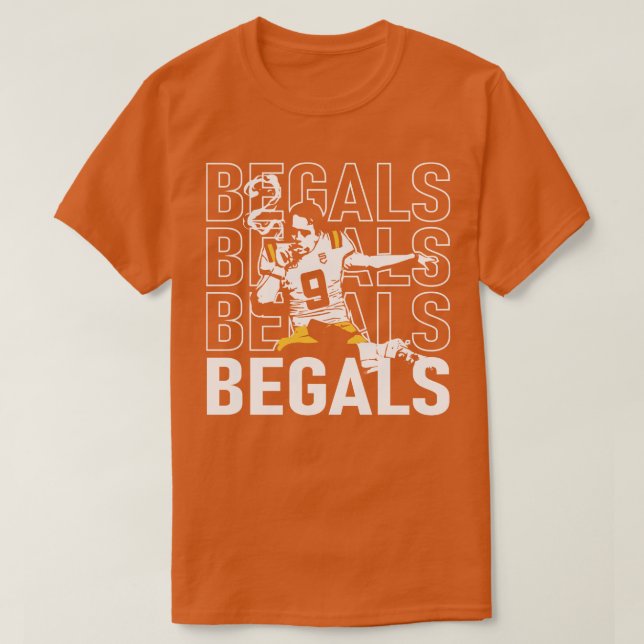 Camiseta Bege Joe Burrow (Frente do Design)