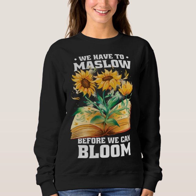 Camiseta Behavior Therapist We Have To Maslow Before We Can (Frente)
