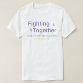 Camiseta Behcet está lutando juntos