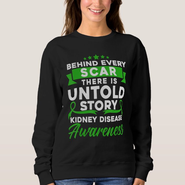 Camiseta Behind Every Scar Kidney Disease Awareness (Frente)