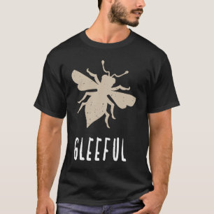 Camiseta Beige Beige Motivational Seja feliz 1