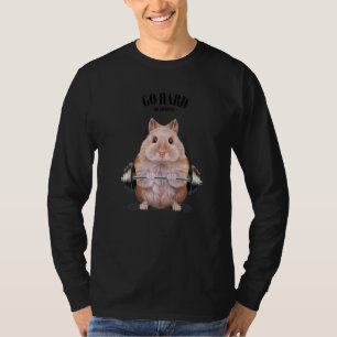 Camiseta Beige Dwarf Hamster Muscle Training Welevaging