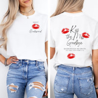 Beija A Miss Adeus Bridesmaid Personalizável