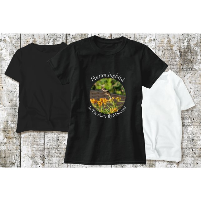 Camiseta Beija-Flor Erva-Doce Borboleta (Criador carregado)