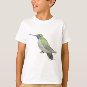 Camiseta Beija-flor-esmeralda-de-garganta-azul espécie de a