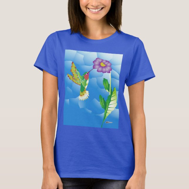 Camiseta Beija-flor: Estilizado (Frente)