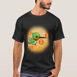 Camiseta Beija-flor Kawaii Frutiger