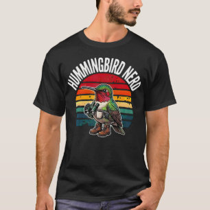Camiseta Beija-flor Nerd Observador de Pássaros Natureza En