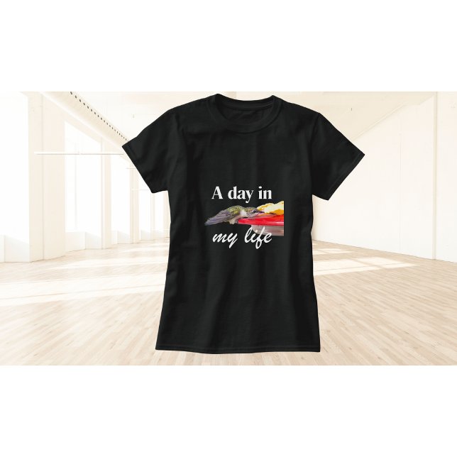 Camiseta Beija-Flor Um dia na minha Vida (Criador carregado)
