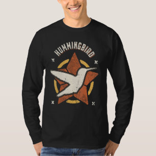 Camiseta Beija-flor Vintage Retro Clássico Animal
