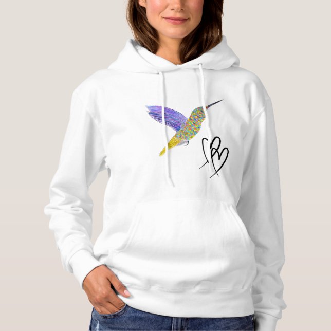 Camiseta Beija-flores Coloridos (Frente)