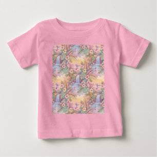 Camiseta Beija-flores Hibisco Cachoeira Alegre