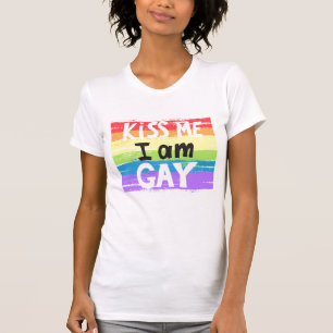 Camiseta Beija-Me Eu Sou Gay