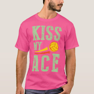 Camiseta Beija Meu Ace Engraçado Voleibol