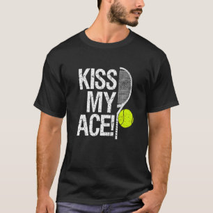 Camiseta Beija meu Ace para jogadores de tênis