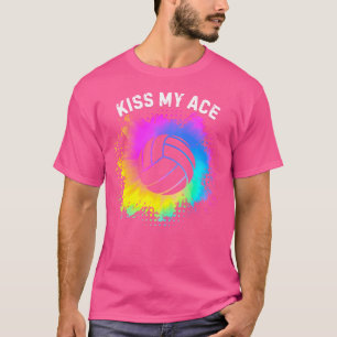 Camiseta Beija Meu Coach Do Jogador De Voleibol Ace Pun Tie