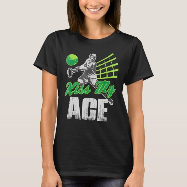 Camiseta Beija Meu Jogo De Tênis (Frente)