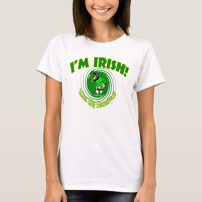 Camiseta Beija minha mulher Shamrock (Frente)