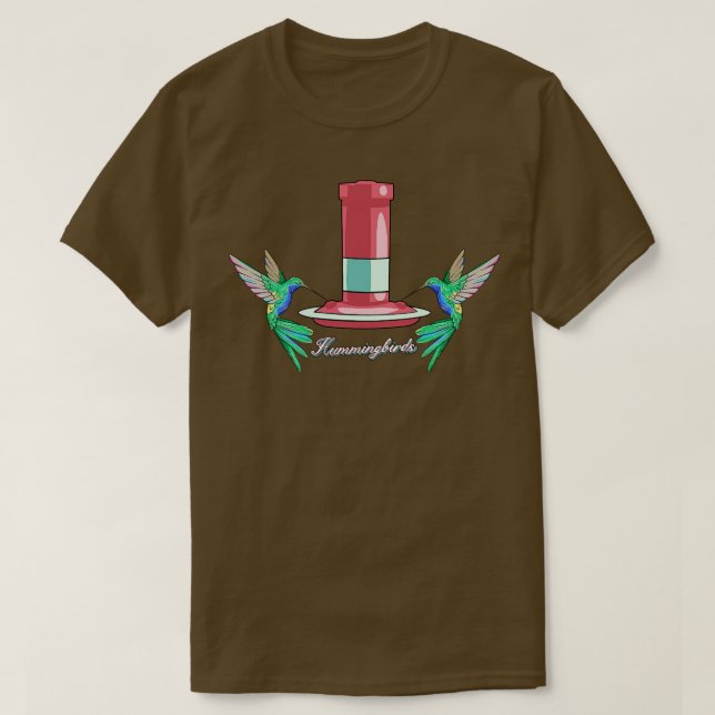 Camiseta Beija-Pássaro-Pequeno-Pássaro Bonito (Frente do Design)