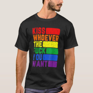 Camiseta Beija Quem Quiser Lgbtq Gay Lésbica Awar