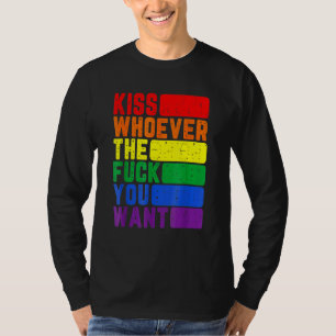 Camiseta Beija Quem Quiser Lgbtq Gay Lésbica Awar