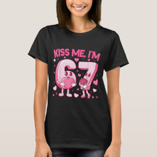 Camiseta Beije Me Eu Sou Fofo 6 7 Engraçado 67 Meme Anivers