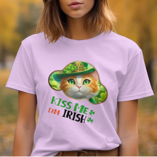 Camiseta Beije-me, eu sou irlandês.