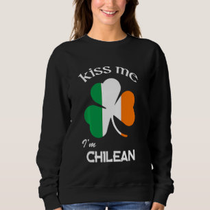 Camiseta Beije-Me Eu Sou O Shamrock chileno Rua Patrick S D