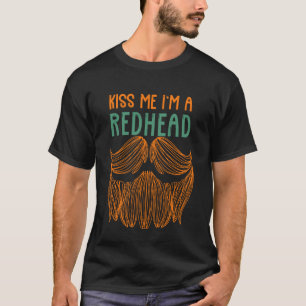 Camiseta Beije Me Eu Sou Uma Ruiva Cabelo Ruivo Gengibre Ba