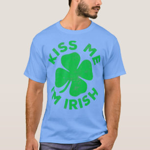 Camiseta Beije-Me Im Irish Saint Patrick Day Gift