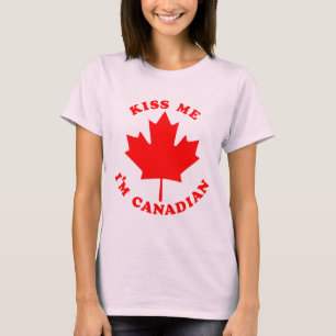 Camiseta Beije-me o canadense Im
