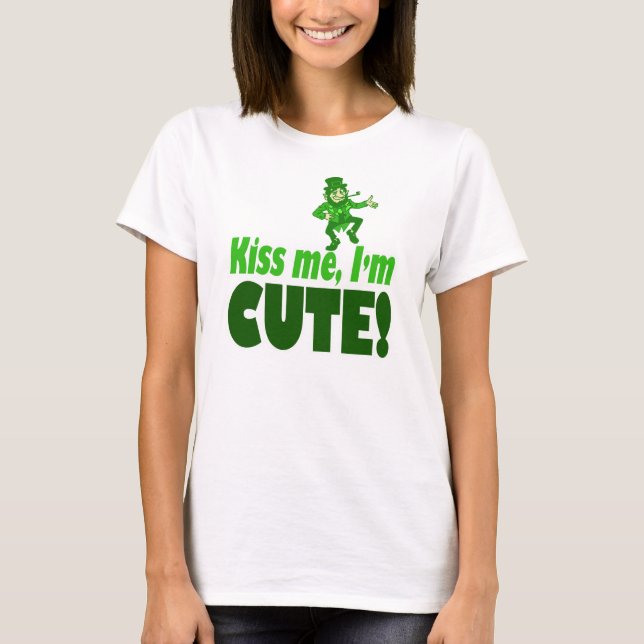 Camiseta Beije-me que eu sou bonito (Frente)