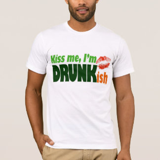 Camiseta Beije-me que eu sou Drunkish