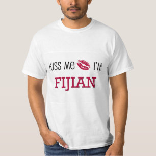 Camiseta Beije-me que eu sou FIJIAN