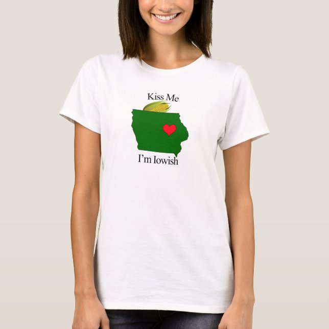 Camiseta Beije-me que eu sou Iowish (Frente)